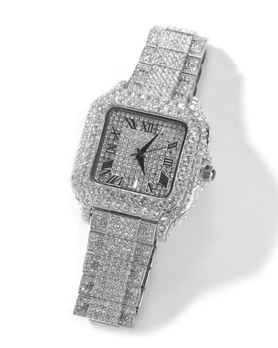 Glacier Diamond Watch (Silver)