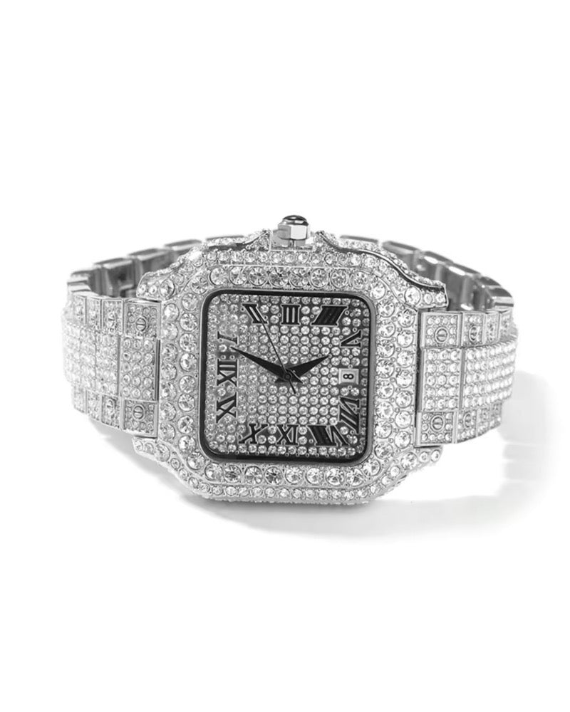 Glacier Diamond Watch (Silver)