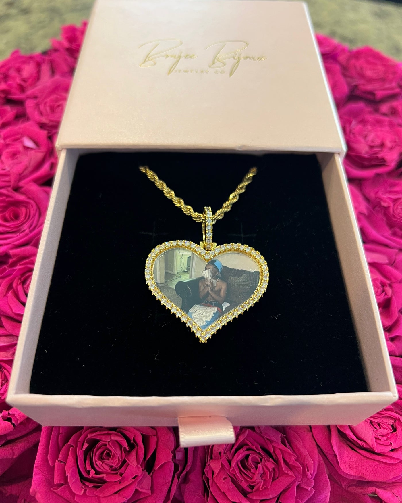 Heart Photo Pendant