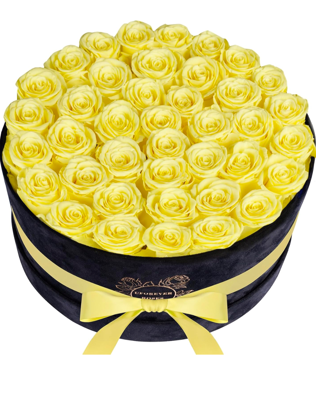 40 pc Forever Roses (Yellow)