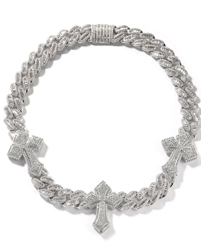 Cross Cuban Necklace