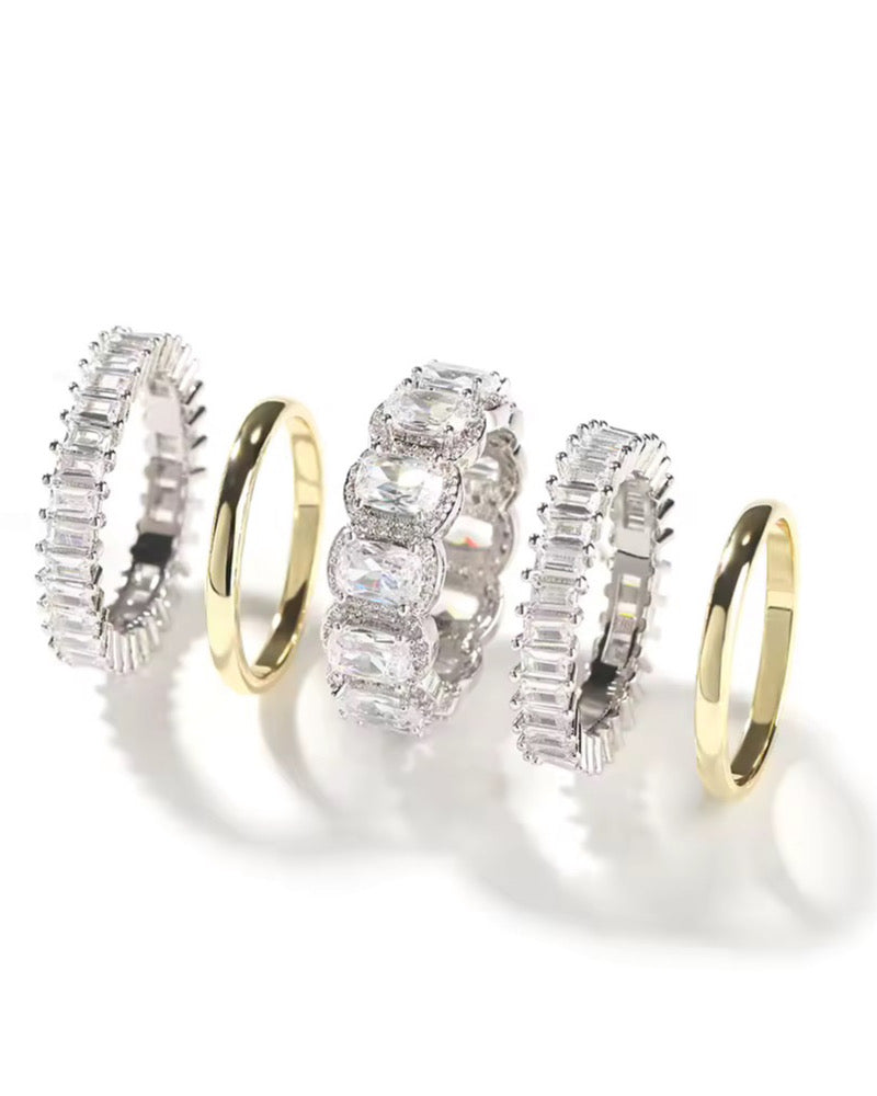 Queen 5pc Ring Set