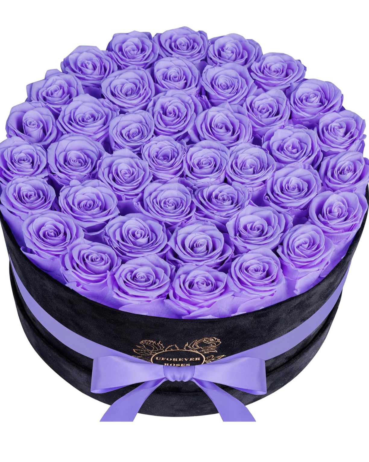 40pc Forever Roses (Violet)