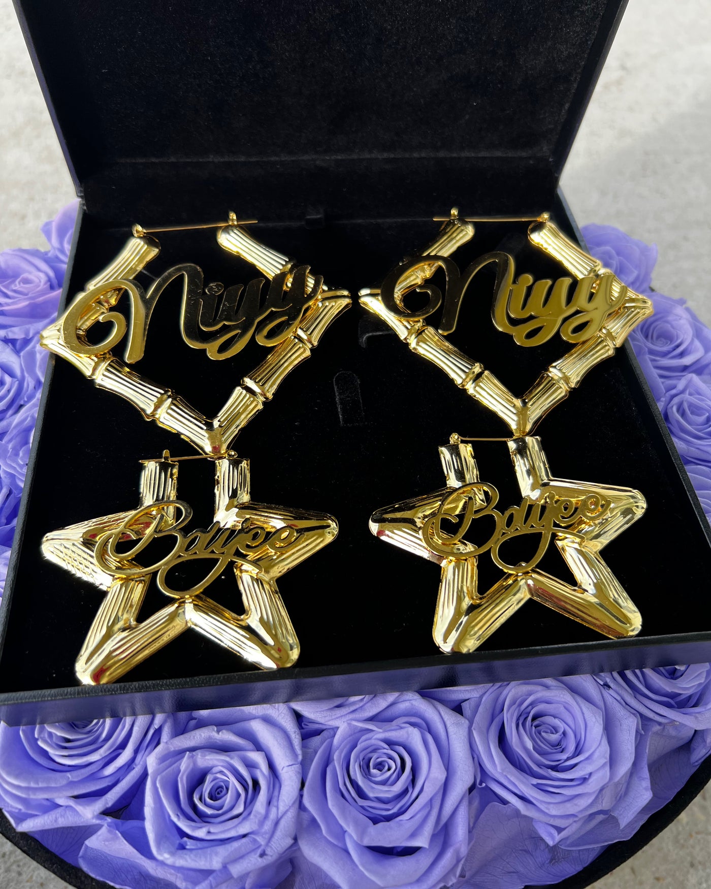 Diamond Star Custom Earrings