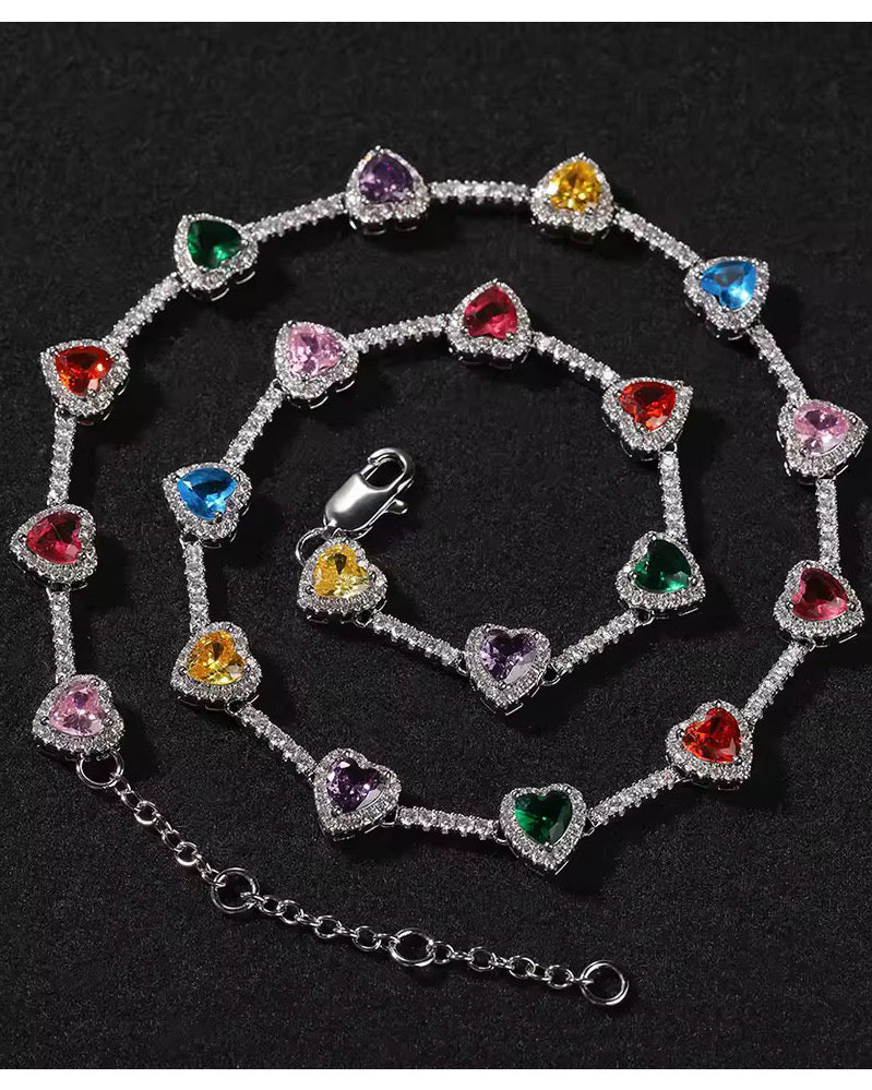 Multi Heart Necklace