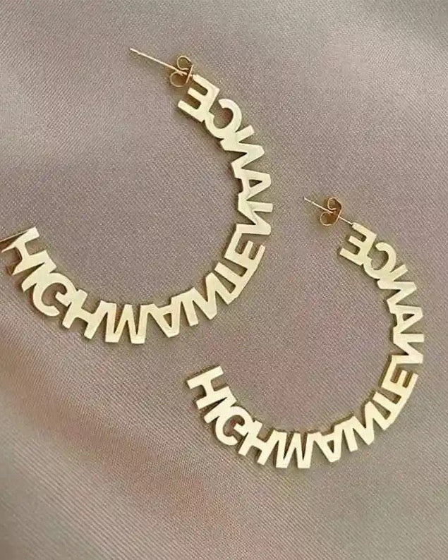 Chic Custom Earrings