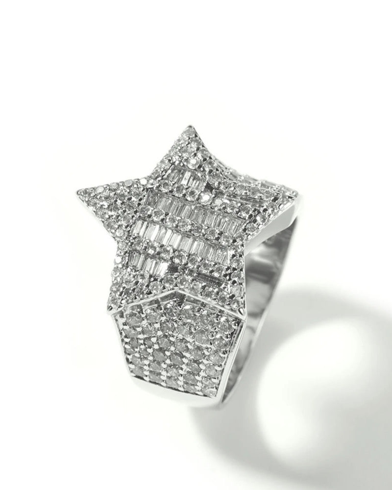 Icy Star Ring