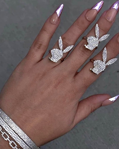 Icy Bunny Ring