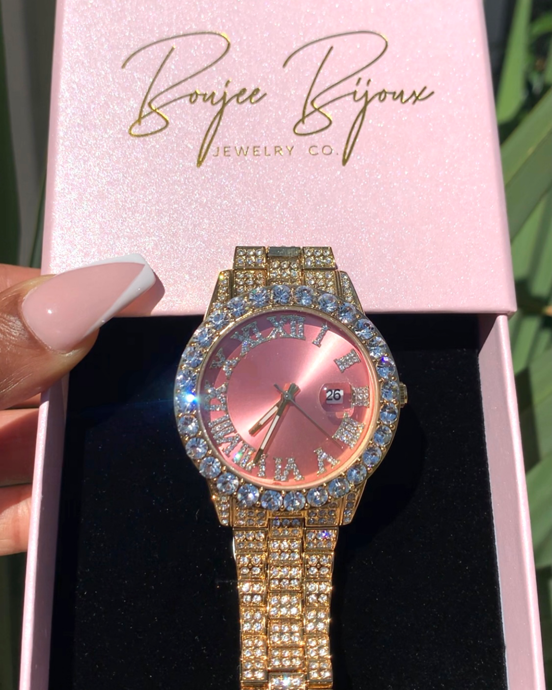 Diamond Lux Watch (Pink)