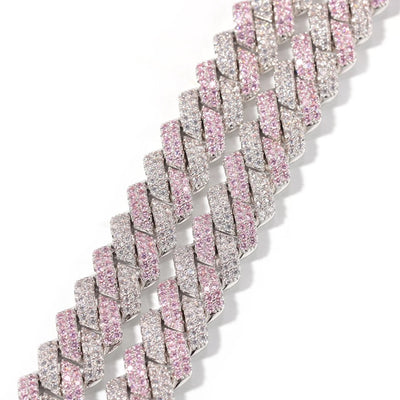 Pink Blush Cuban Link Necklace